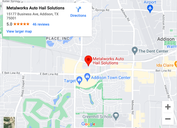 Auto Hail Repair - Addison, TX - Metalworks
