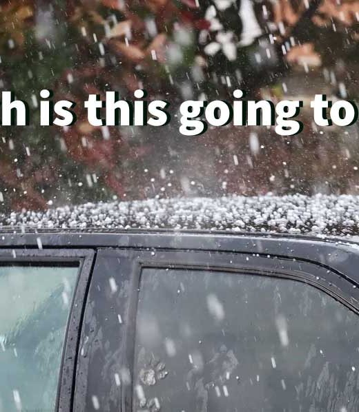 How much is car hail repair cost?